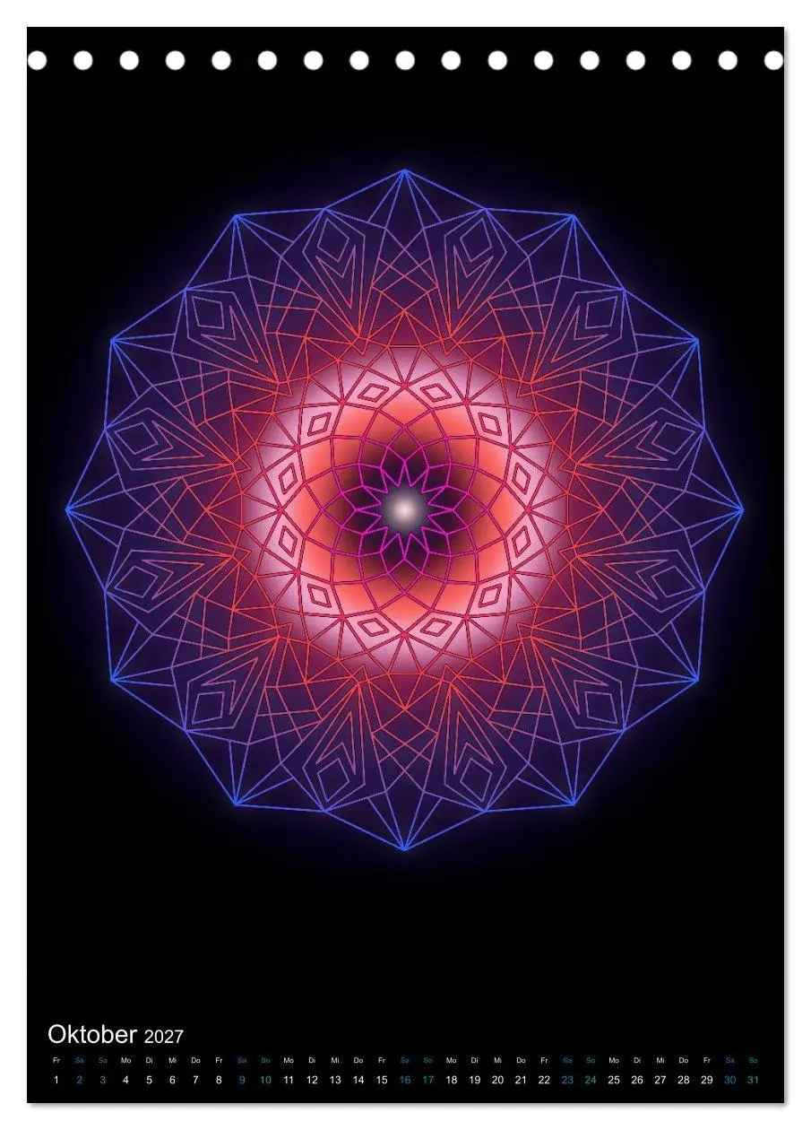 Bild: 9783569609143 | Mandala-Kalender 2027 (Tischkalender 2027 DIN A5 hoch), CALVENDO...