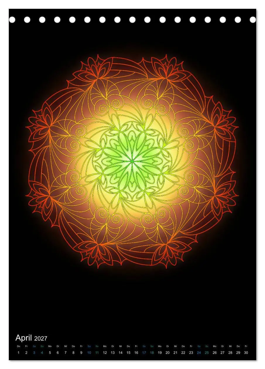 Bild: 9783569609143 | Mandala-Kalender 2027 (Tischkalender 2027 DIN A5 hoch), CALVENDO...