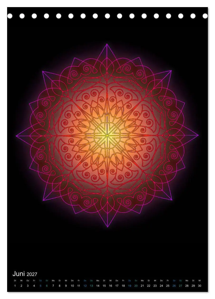 Bild: 9783569609143 | Mandala-Kalender 2027 (Tischkalender 2027 DIN A5 hoch), CALVENDO...