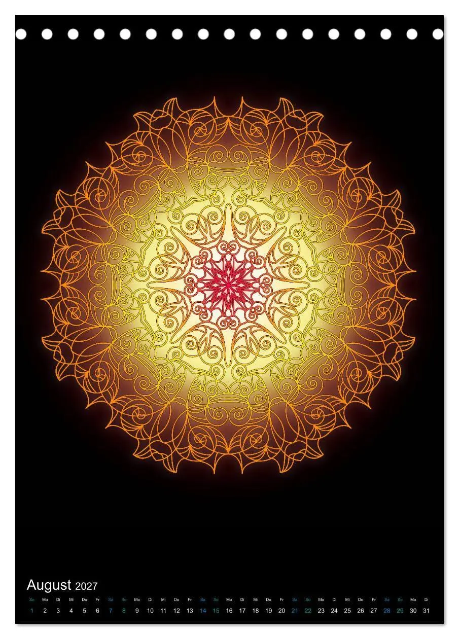 Bild: 9783569609143 | Mandala-Kalender 2027 (Tischkalender 2027 DIN A5 hoch), CALVENDO...