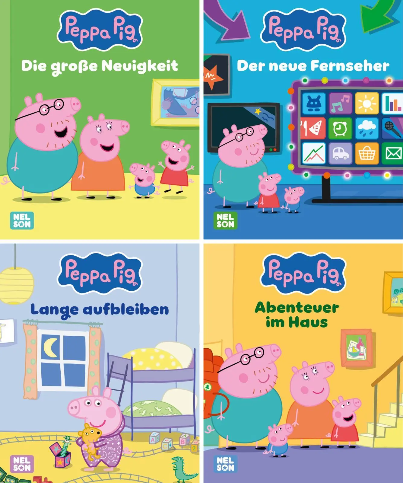 Cover: 9783845129143 | Nelson Mini-Bücher: 4er Peppa Pig 33-36 | Steffi Korda | Taschenbuch