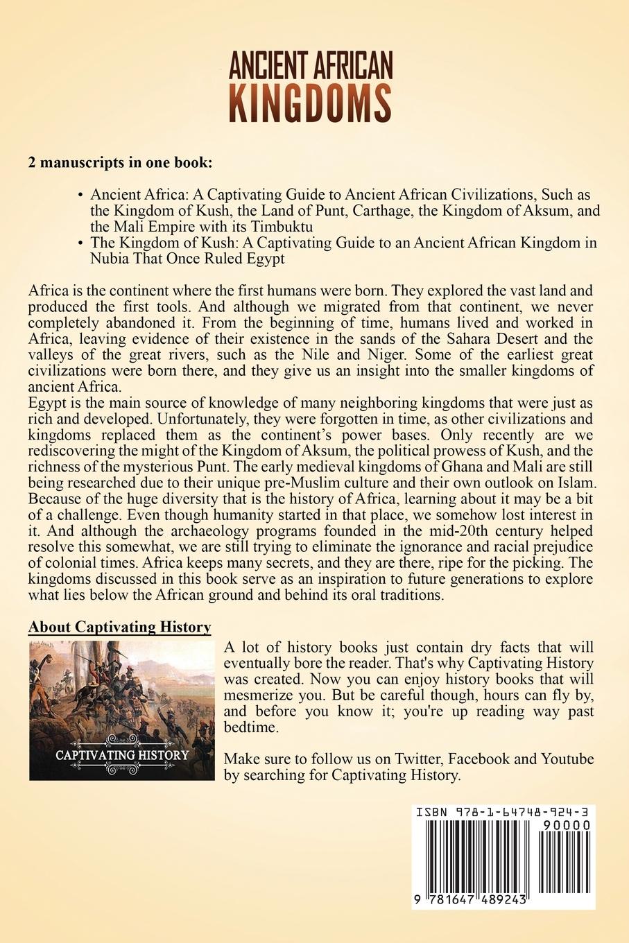 Rückseite: 9781647489243 | Ancient African Kingdoms | Captivating History | Taschenbuch | 2020