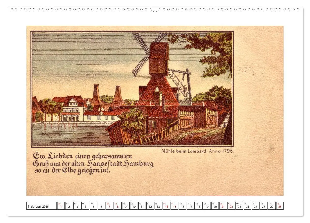 Bild: 9783457419243 | Gruss aus Hamburg (hochwertiger Premium Wandkalender 2026 DIN A2...