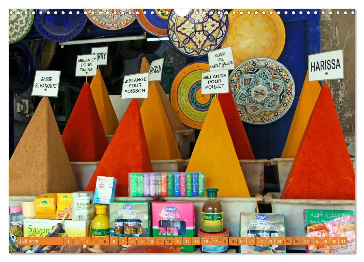Bild: 9783457899243 | Marokkos Farben (Wandkalender 2026 DIN A3 quer), CALVENDO...