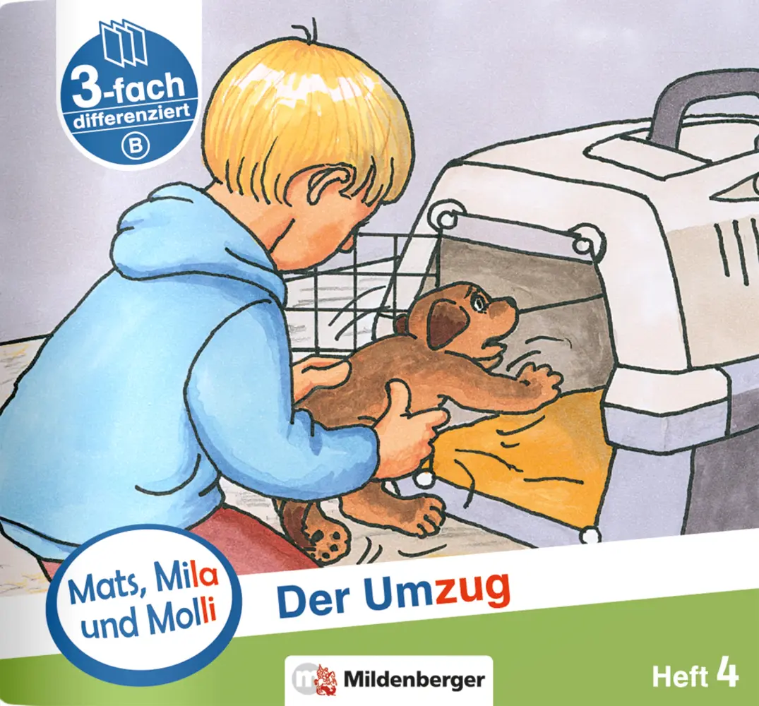 Cover: 9783619019243 | Mats, Mila und Molly - Der Umzug - Schwierigkeitsstufe B. H.4 | 2018