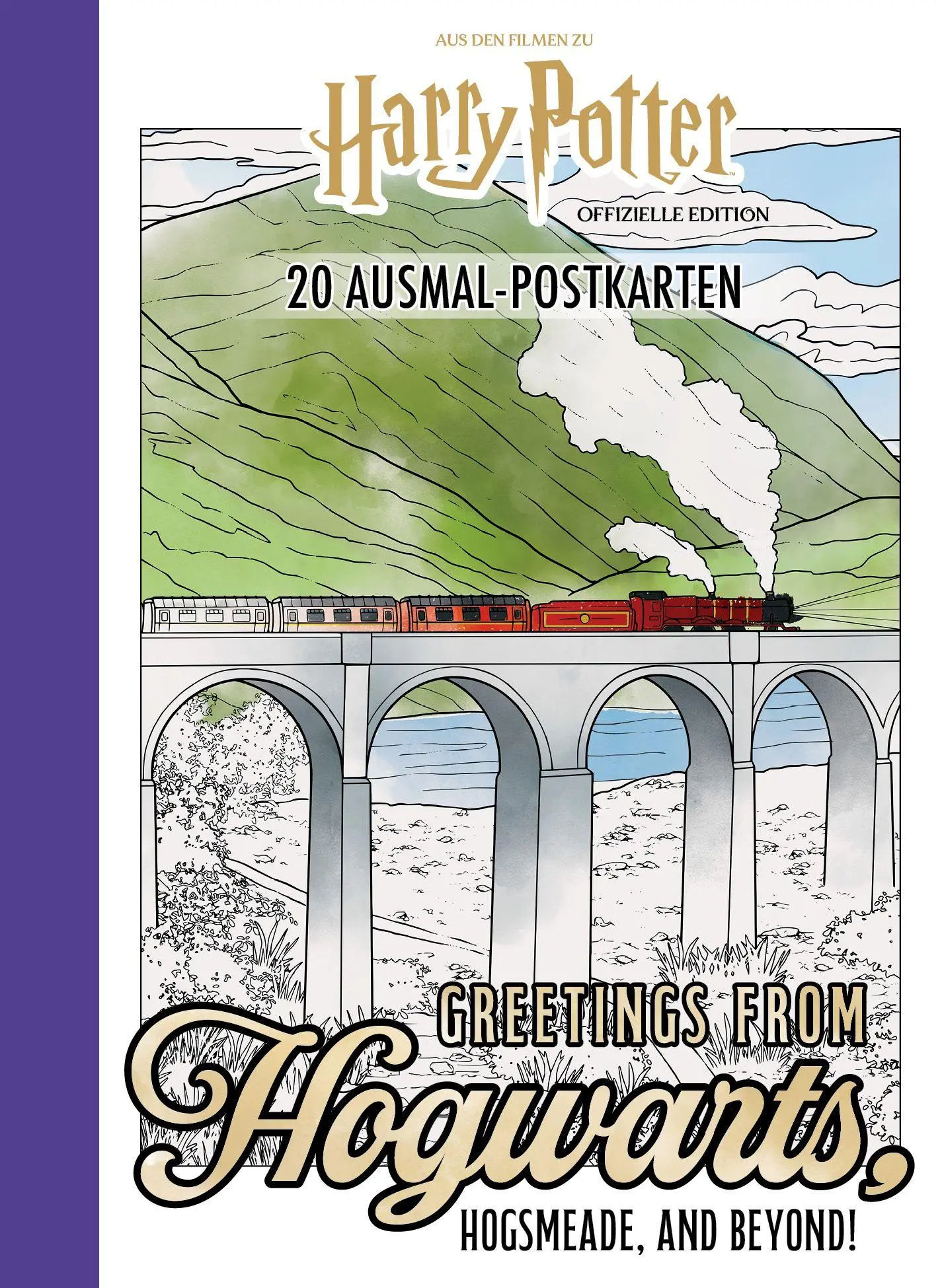 Cover: 9783625199243 | Harry Potter 20 Ausmal-Postkarten: Greetings from Hogwarts,...