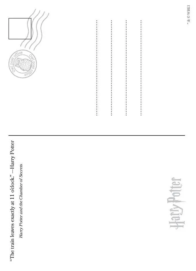 Bild: 9783625199243 | Harry Potter 20 Ausmal-Postkarten: Greetings from Hogwarts,...