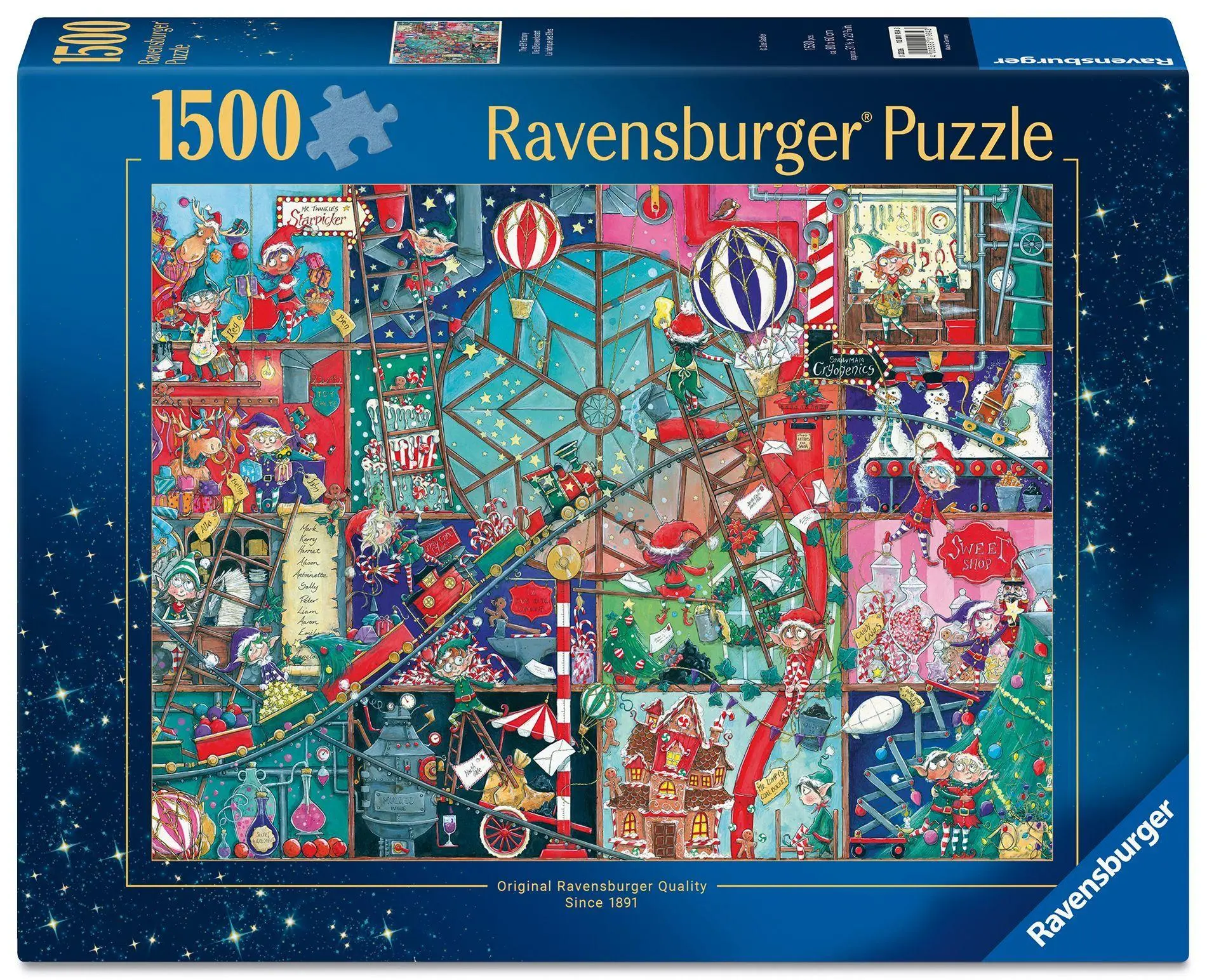 Cover: 4005555019343 | Erwachsenenpuzzle 1500 Teile - Die Elfenfabrik | Spiel | 12001934