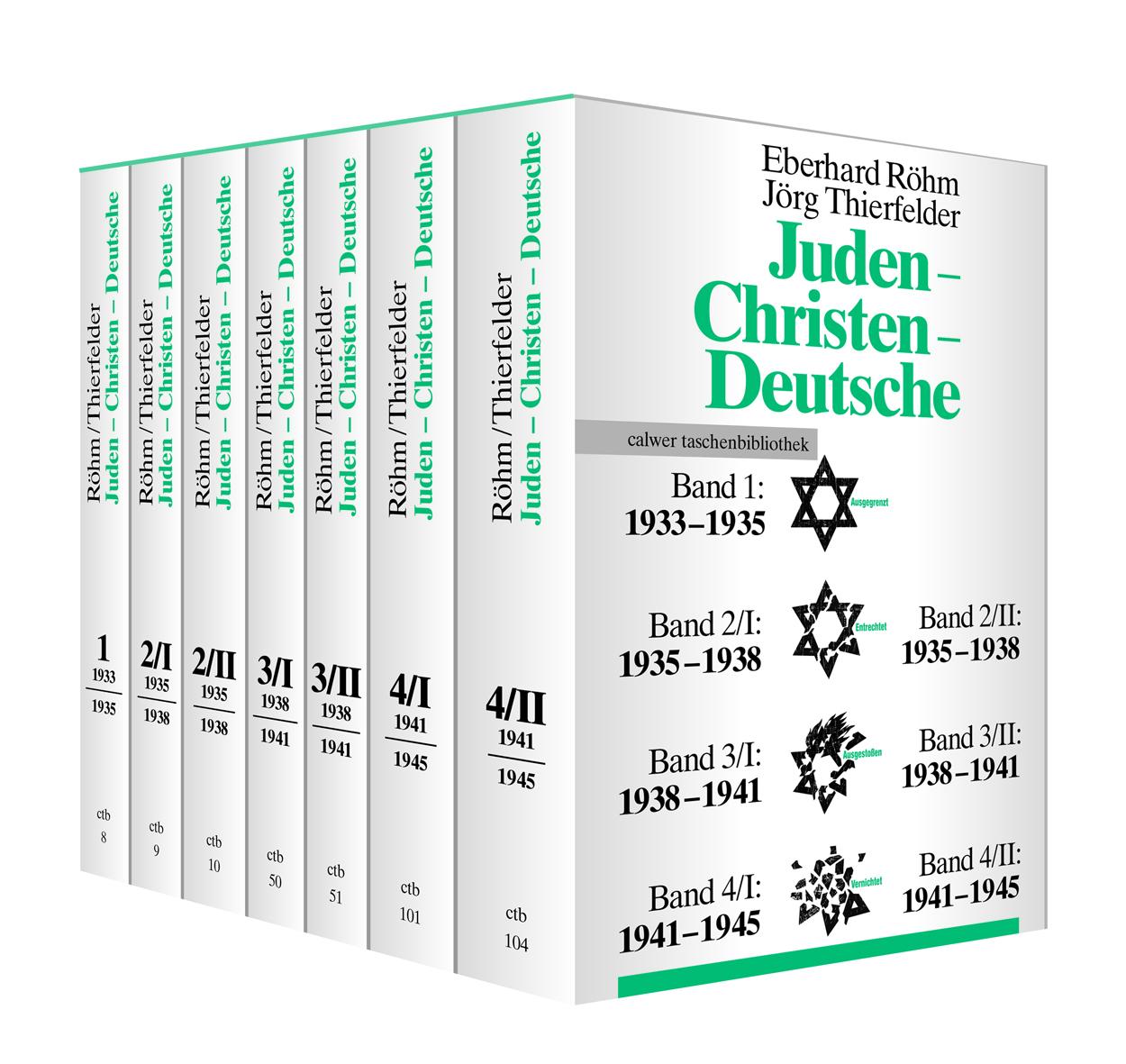 Cover: 9783766839343 | Kombi-Paket: Juden-Christen-Deutsche 99 im Schuber | Röhm (u. a.)