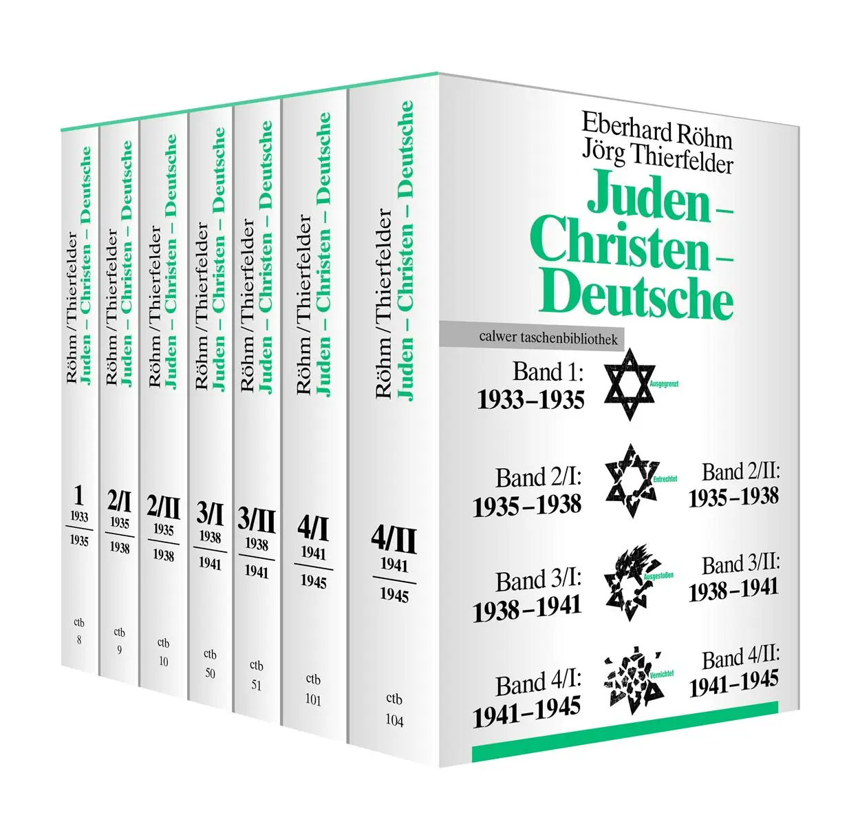 Cover: 9783766839343 | Kombi-Paket: Juden-Christen-Deutsche 99 im Schuber | Röhm (u. a.)
