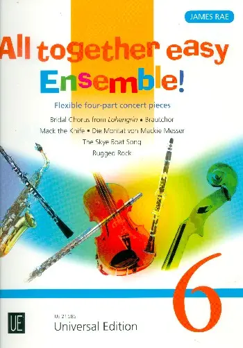 Cover: 9790008089343 | All Together easy Ensemble! Volume 6 | Flexible 4-Part Concert Pieces