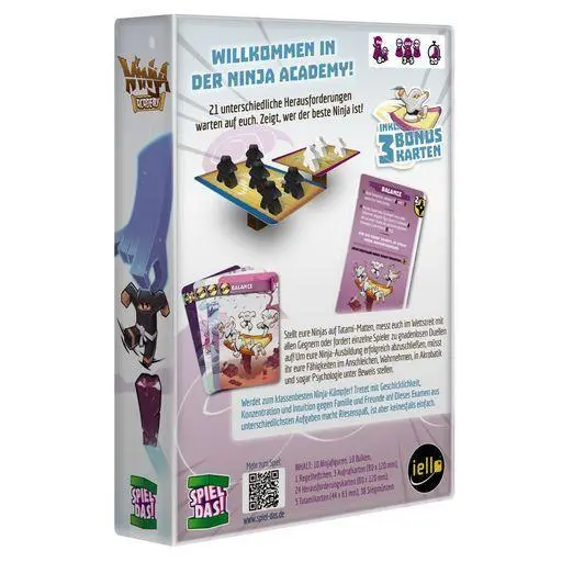Cover: 4270002129443 | Ninja Academy | Antoine Bauza (u. a.) | Spiel | SKED0022 | Deutsch
