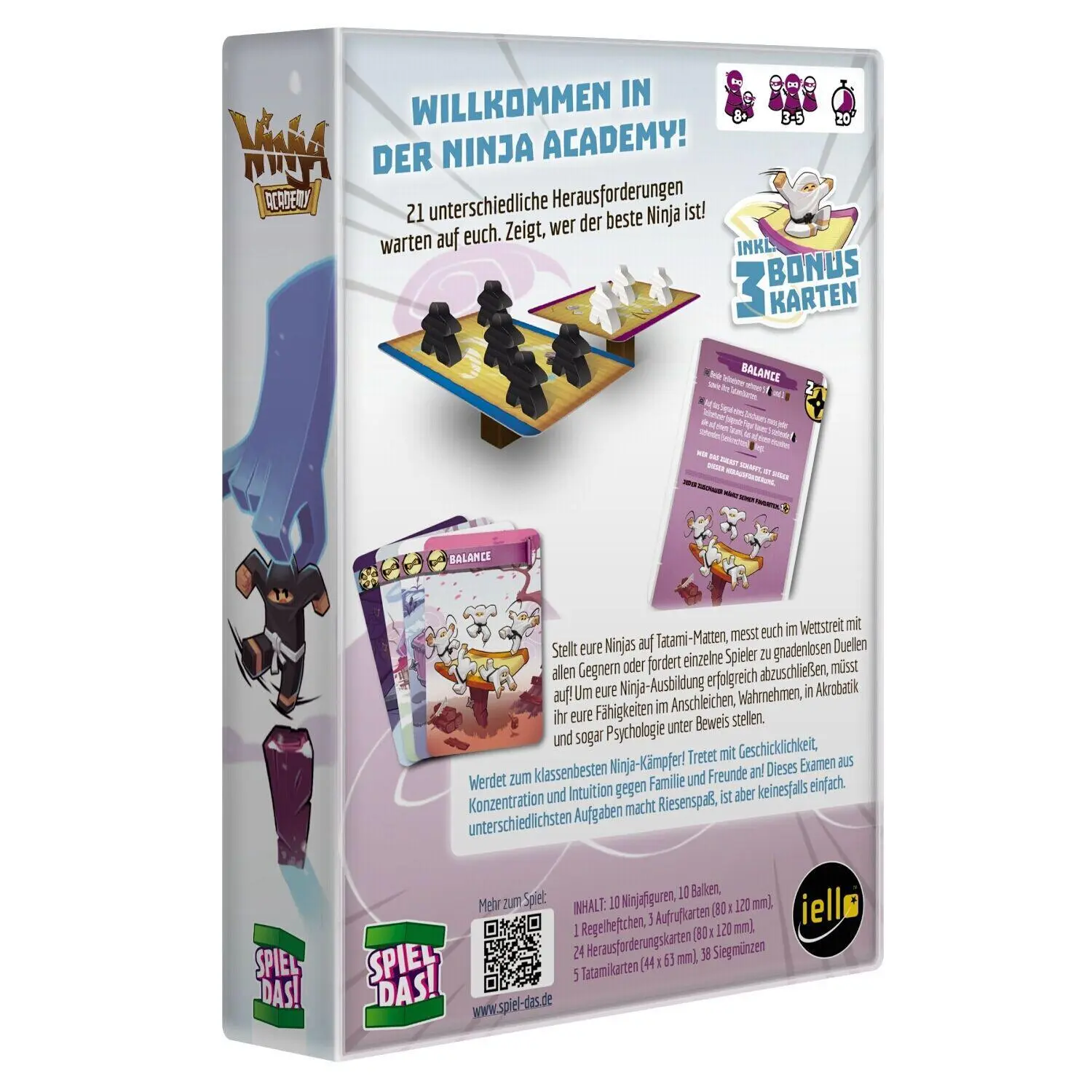 Bild: 4270002129443 | Ninja Academy | Antoine Bauza (u. a.) | Spiel | SKED0022 | Deutsch