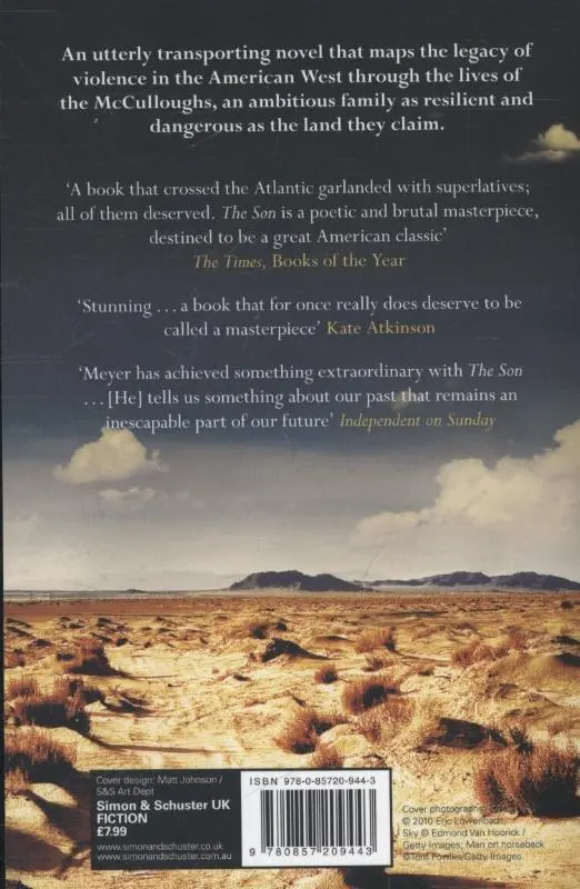 Rückseite: 9780857209443 | The Son | Philipp Meyer | Taschenbuch | 562 S. | Englisch | 2014