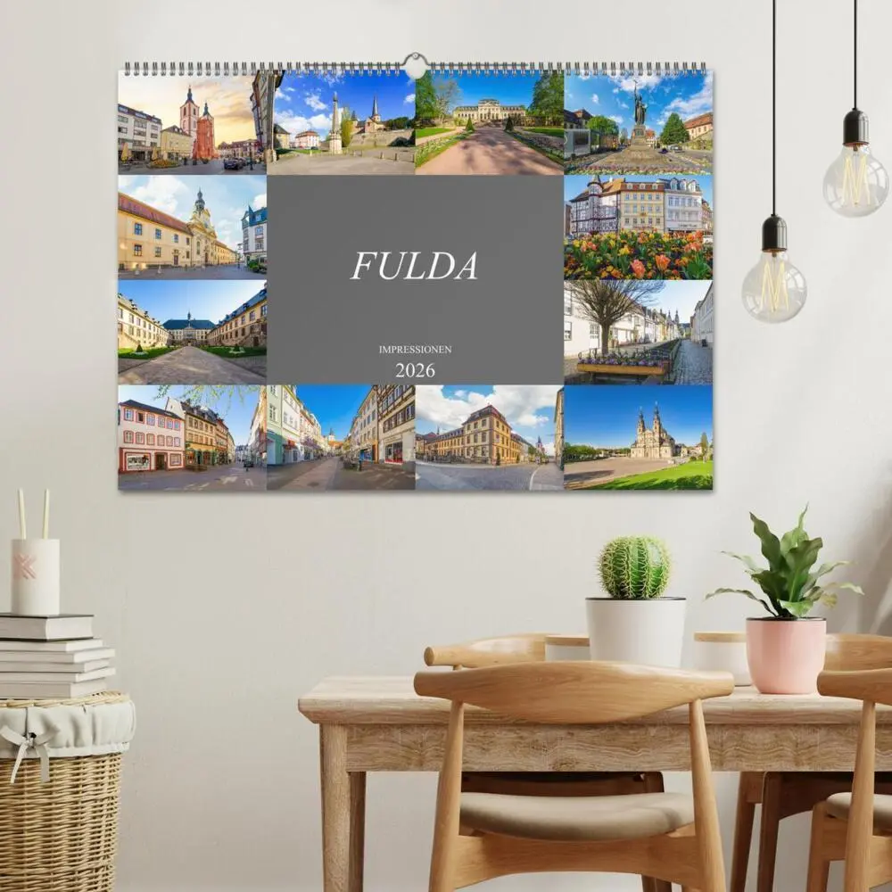 Bild: 9783457639443 | Fulda Impressionen (Wandkalender 2026 DIN A2 quer), CALVENDO...