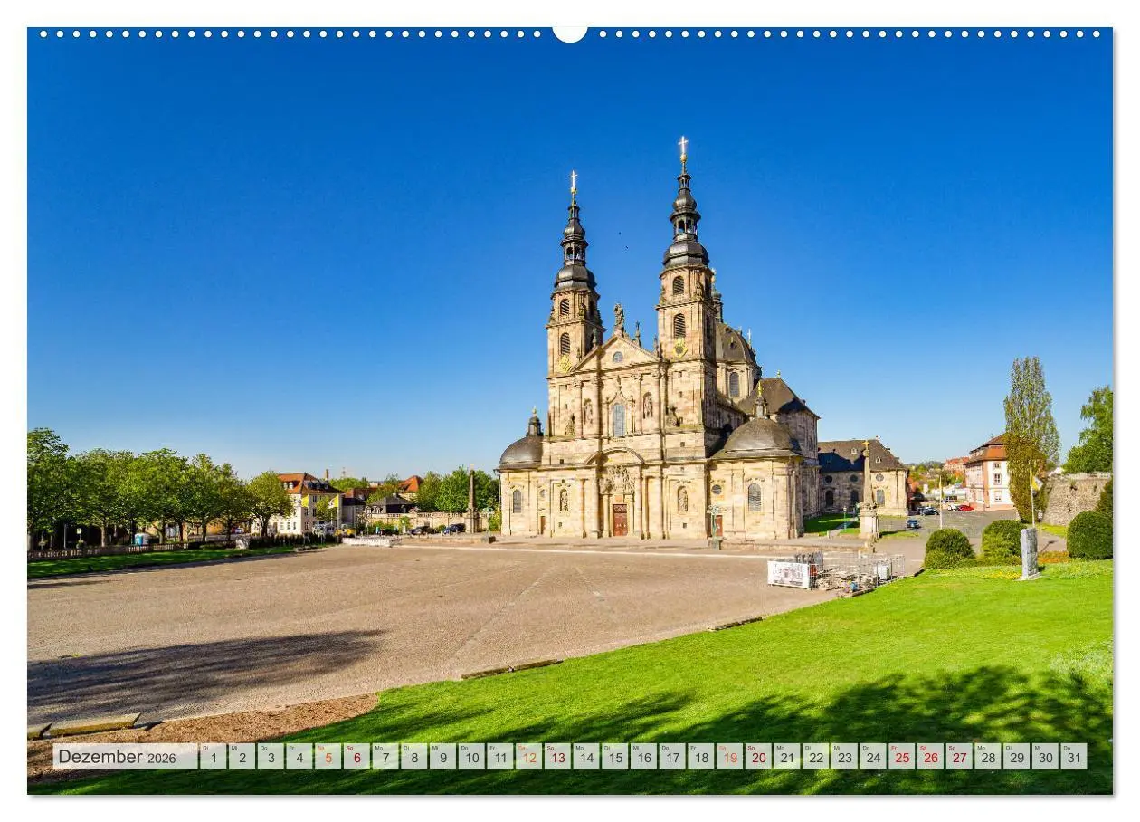 Bild: 9783457639443 | Fulda Impressionen (Wandkalender 2026 DIN A2 quer), CALVENDO...