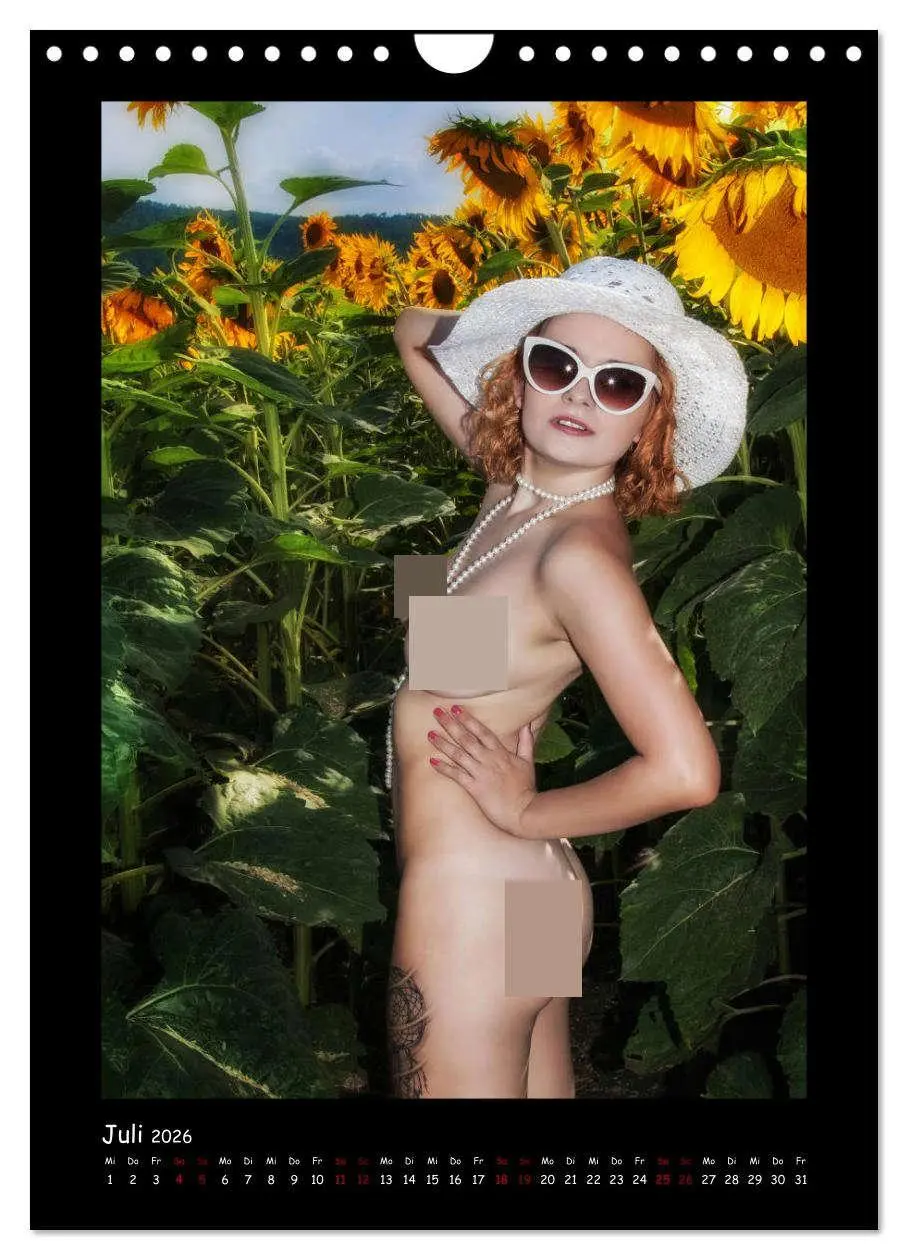 Bild: 9783516419443 | Naked in Nature (Wandkalender 2026 DIN A4 hoch), CALVENDO...