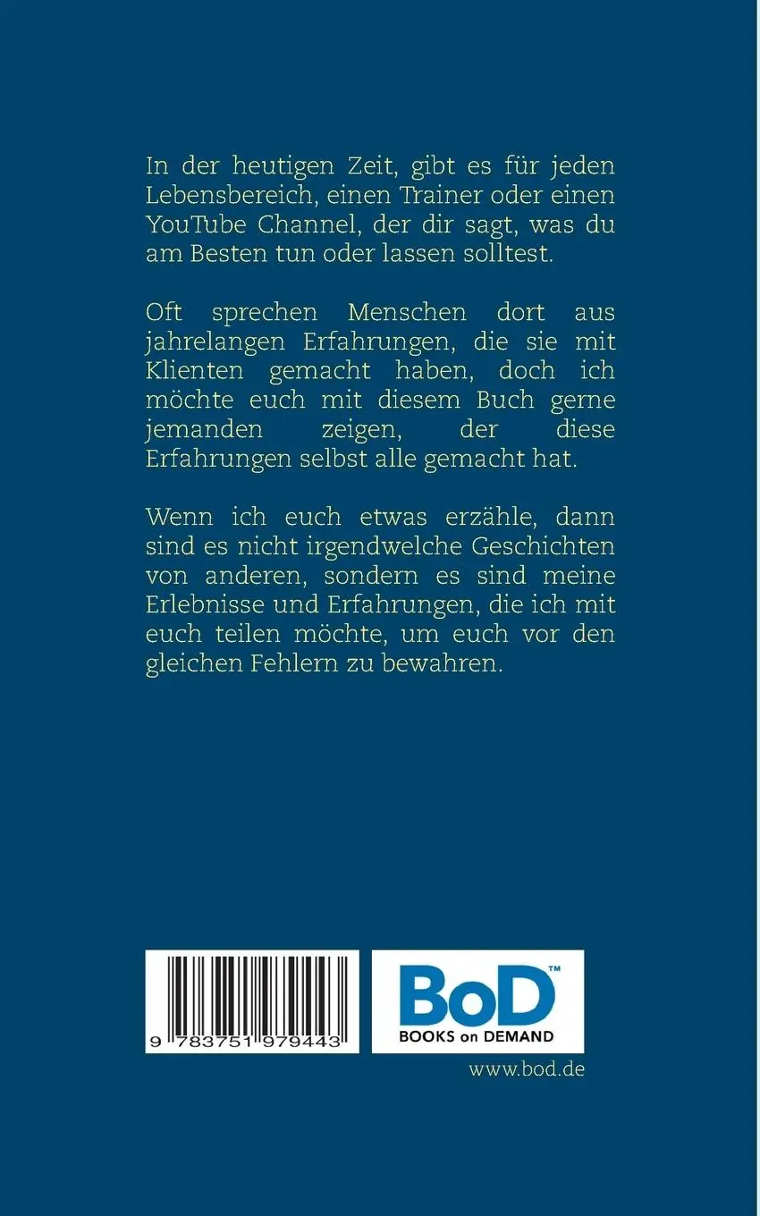 Rückseite: 9783751979443 | Traurig aber wahr! | Roberto Iaquinta | Taschenbuch | 76 S. | Deutsch
