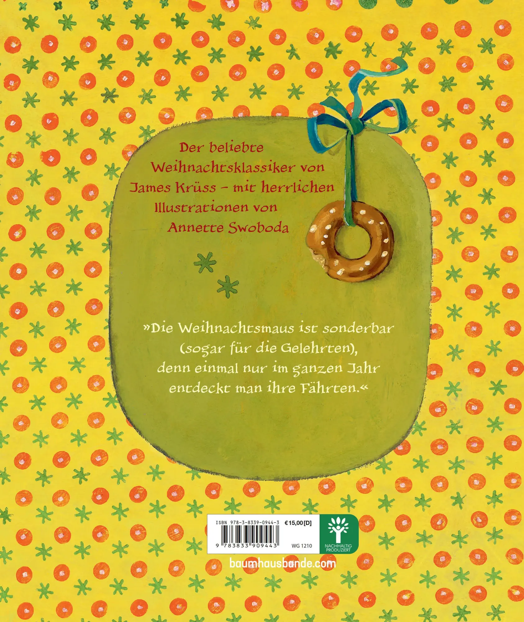 Bild: 9783833909443 | Die Weihnachtsmaus | James Krüss | Buch | Krüss-Bücher | 32 S. | 2024