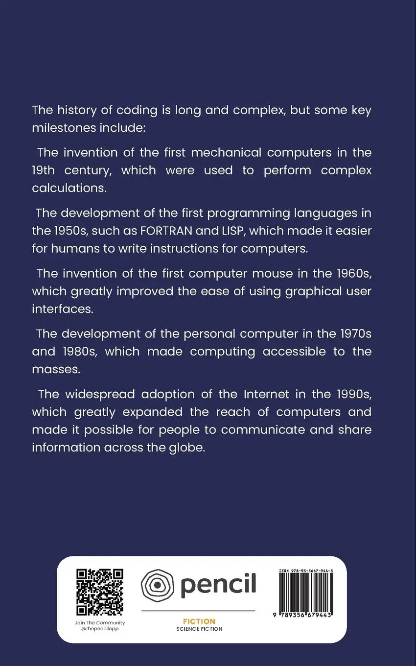 Rückseite: 9789356679443 | The History Of Coding | Juwel Chowdhury | Taschenbuch | Paperback