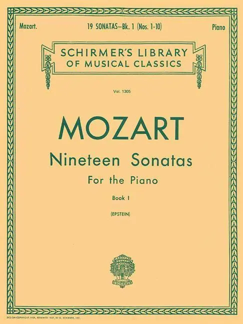 Cover: 9780634069543 | 19 Sonatas - Book 1: English/Spanish Schirmer Library of Classics...