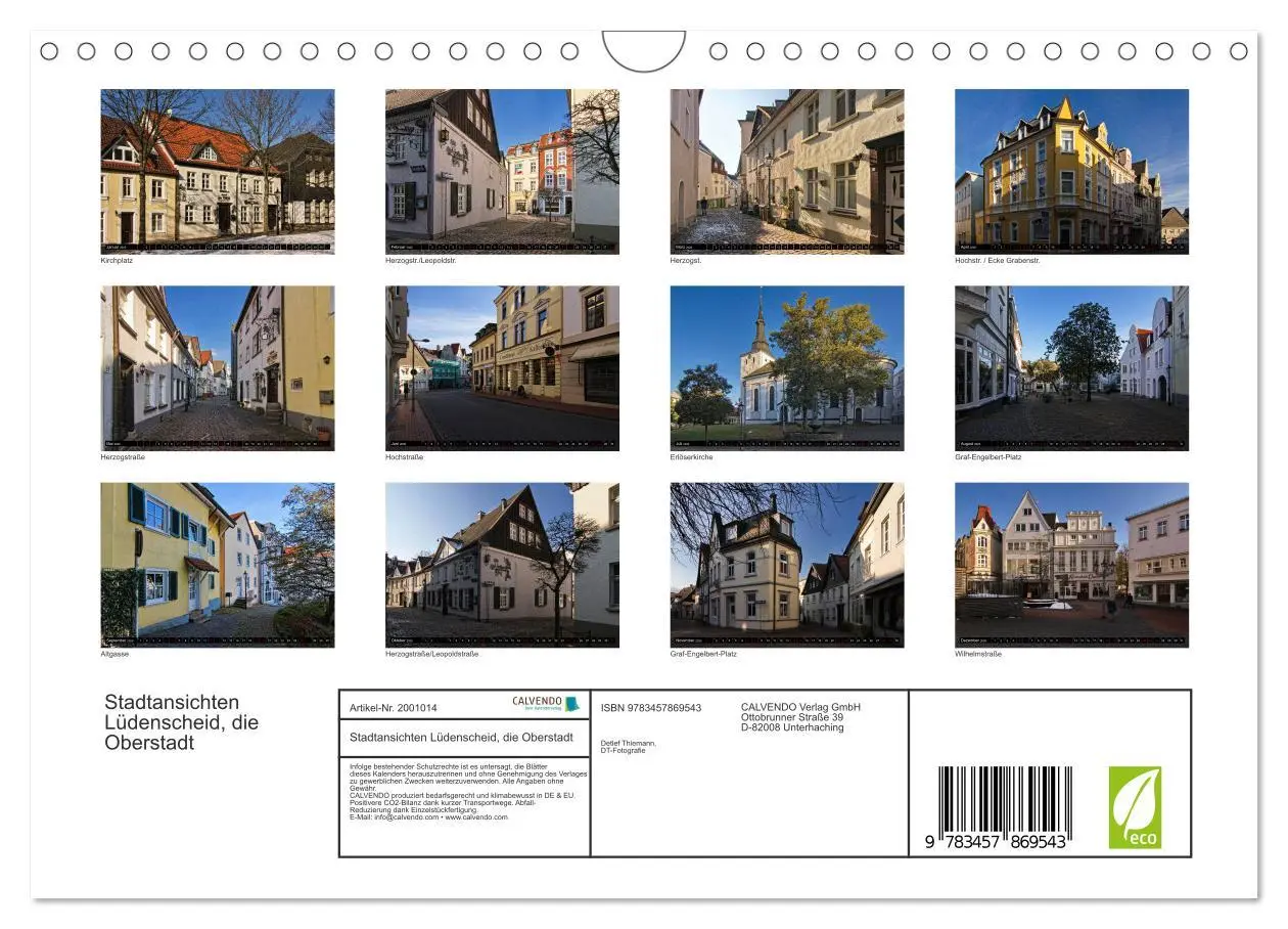 Bild: 9783457869543 | Stadtansichten Lüdenscheid, die Oberstadt (Wandkalender 2026 DIN A4...