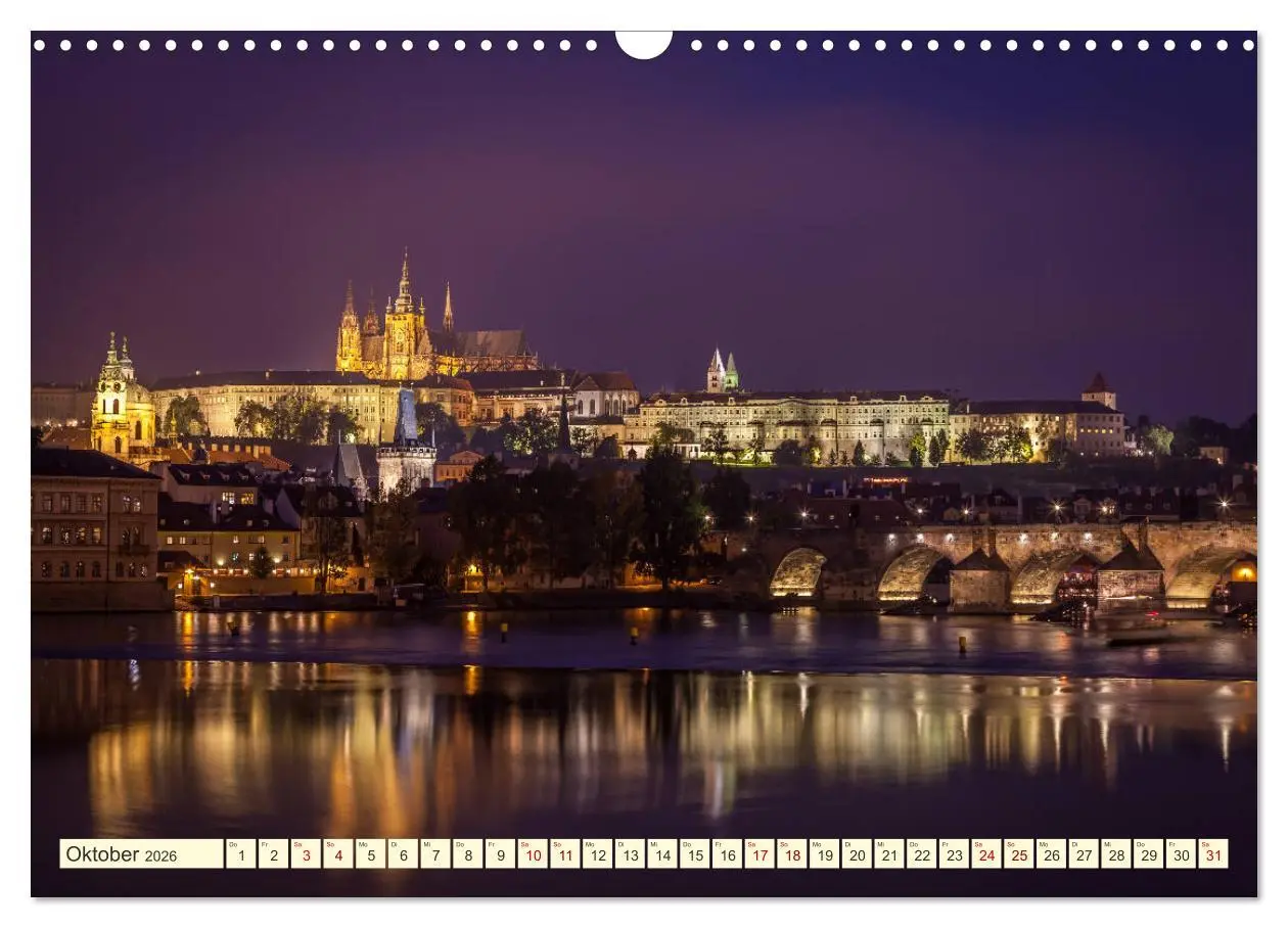 Bild: 9783457939543 | Die schöne Stadt Prag (Wandkalender 2026 DIN A3 quer), CALVENDO...