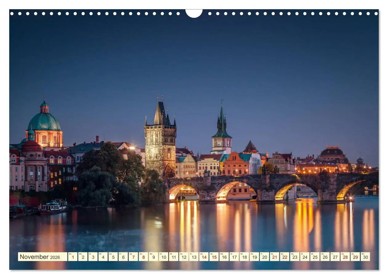 Bild: 9783457939543 | Die schöne Stadt Prag (Wandkalender 2026 DIN A3 quer), CALVENDO...