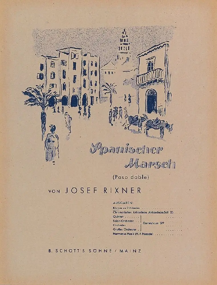 Cover: 9790001109543 | Spanish March | from the suite Frohes Wochenend | Josef Rixner | Buch