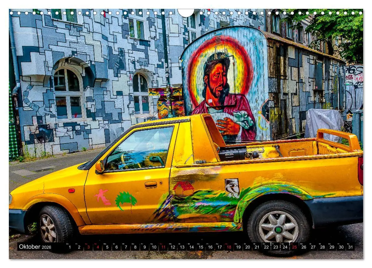 Bild: 9783457789643 | Street art Düsseldorf Michael Jaster (Wandkalender 2026 DIN A3...