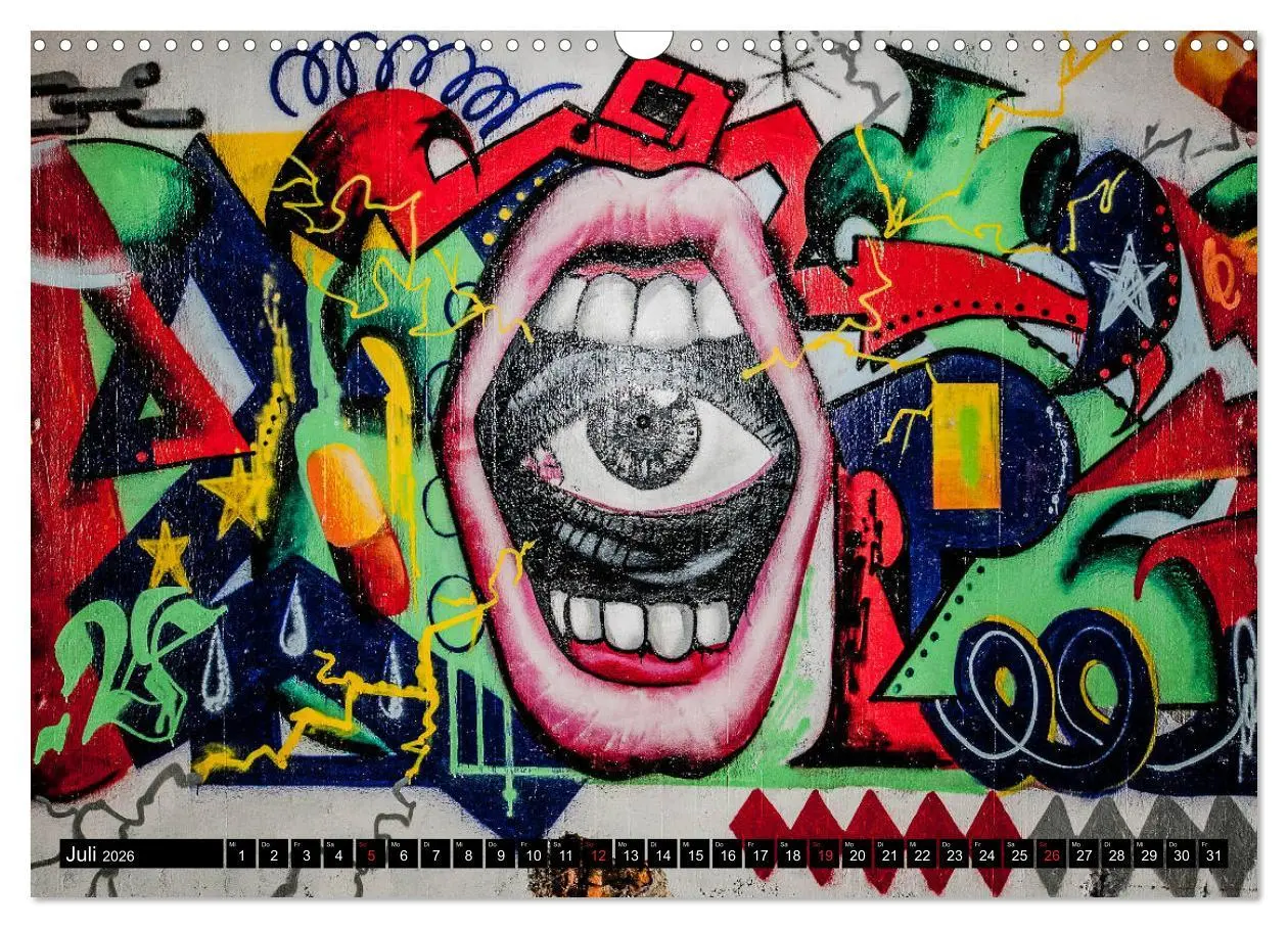 Bild: 9783457789643 | Street art Düsseldorf Michael Jaster (Wandkalender 2026 DIN A3...