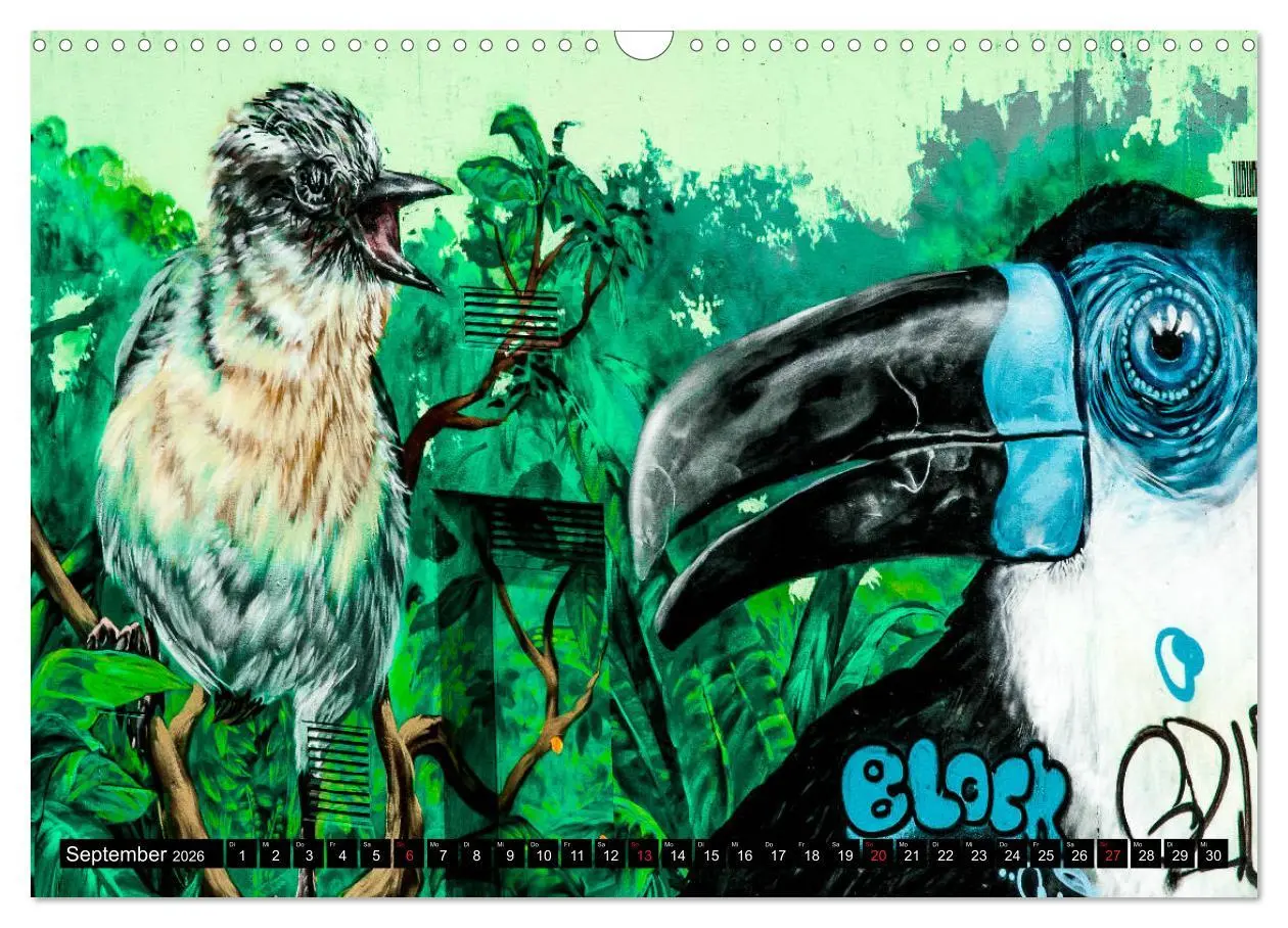 Bild: 9783457789643 | Street art Düsseldorf Michael Jaster (Wandkalender 2026 DIN A3...