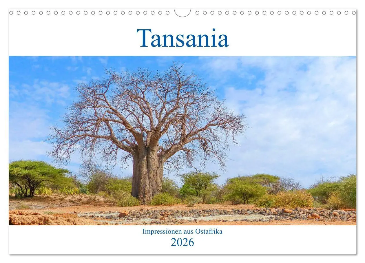 Cover: 9783457929643 | Tansania. Impressionen aus Ostafrika (Wandkalender 2026 DIN A3...