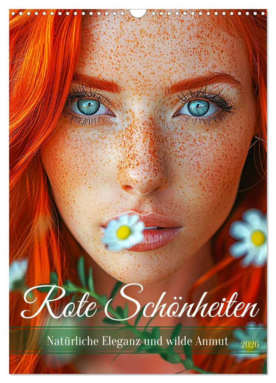 Cover: 9783516259643 | Rote Schönheiten. Natürliche Eleganz und wilde Anmut (Wandkalender...