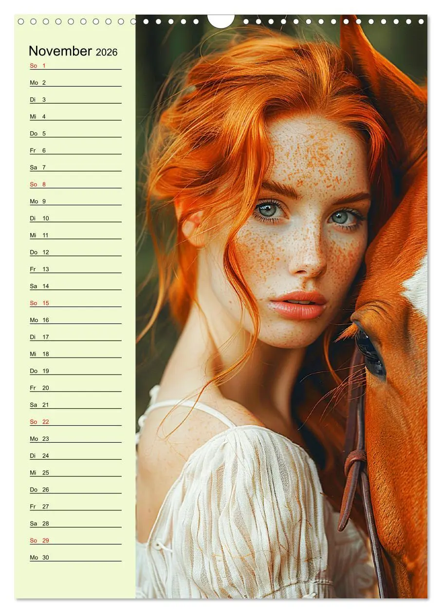Bild: 9783516259643 | Rote Schönheiten. Natürliche Eleganz und wilde Anmut (Wandkalender...