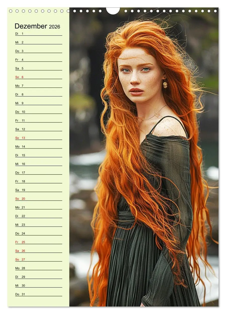 Bild: 9783516259643 | Rote Schönheiten. Natürliche Eleganz und wilde Anmut (Wandkalender...