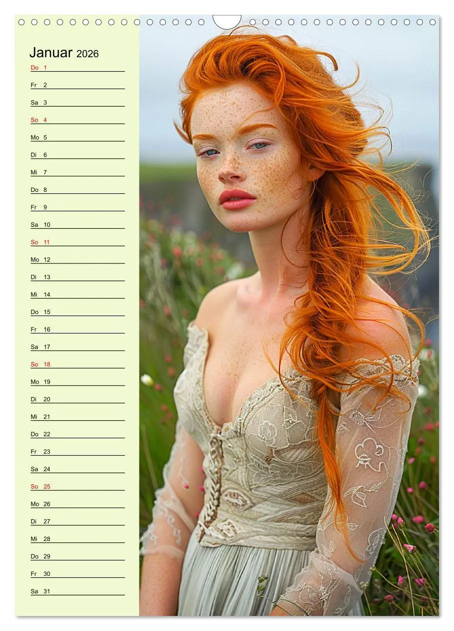 Bild: 9783516259643 | Rote Schönheiten. Natürliche Eleganz und wilde Anmut (Wandkalender...