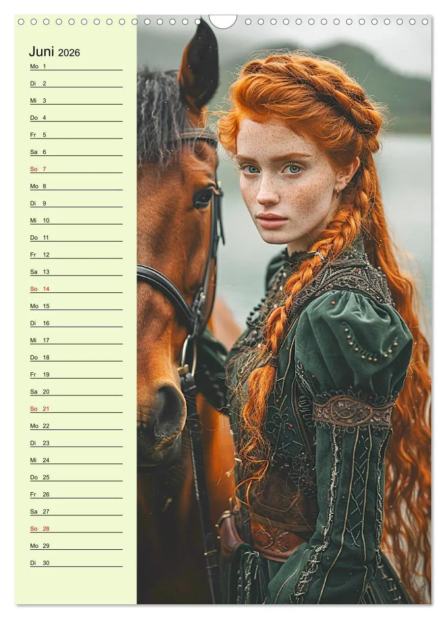 Bild: 9783516259643 | Rote Schönheiten. Natürliche Eleganz und wilde Anmut (Wandkalender...