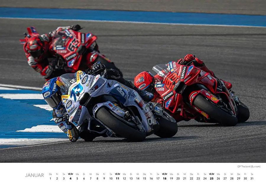 Bild: 9783966649643 | Motorrad Grand Prix Kalender 2026 | Karl Fritz Glänzel | Kalender