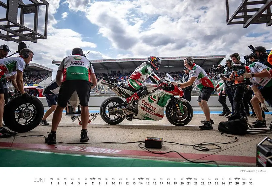 Bild: 9783966649643 | Motorrad Grand Prix Kalender 2026 | Karl Fritz Glänzel | Kalender