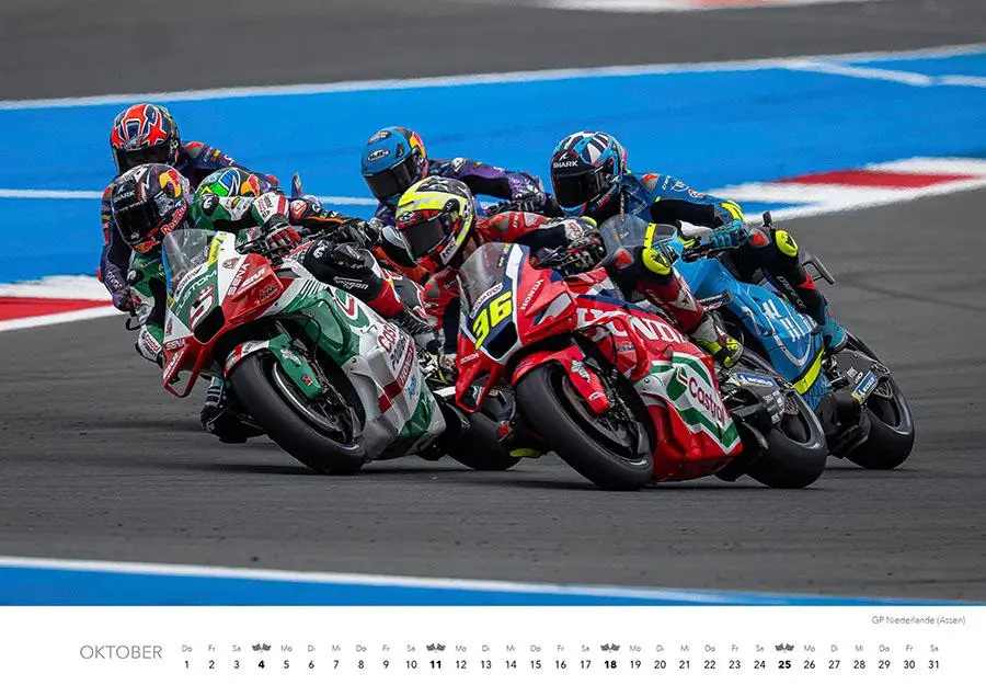 Bild: 9783966649643 | Motorrad Grand Prix Kalender 2026 | Karl Fritz Glänzel | Kalender