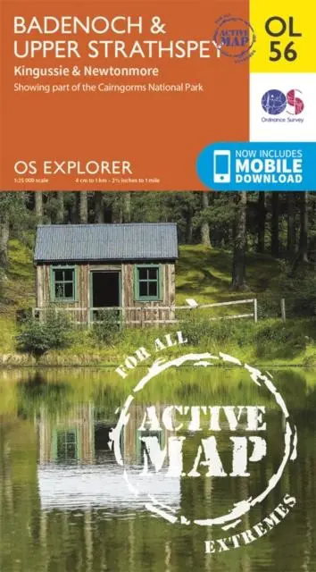 Cover: 9780319469743 | Badenoch &amp; Upper Strathspey, Kingussie &amp; Newtonmore | Ordnance Survey