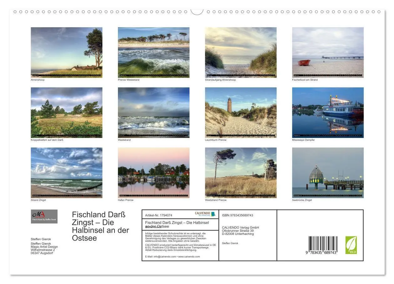 Bild: 9783435689743 | Fischland Darß Zingst - Die Halbinsel an der Ostsee (hochwertiger...