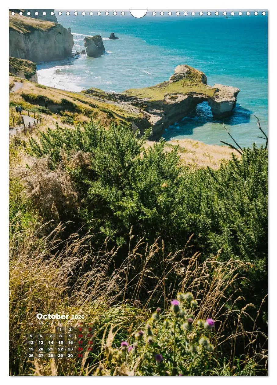 Bild: 9783516559743 | Discover New Zealand (Wall Calendar 2026 DIN A3 portrait), CALVENDO...