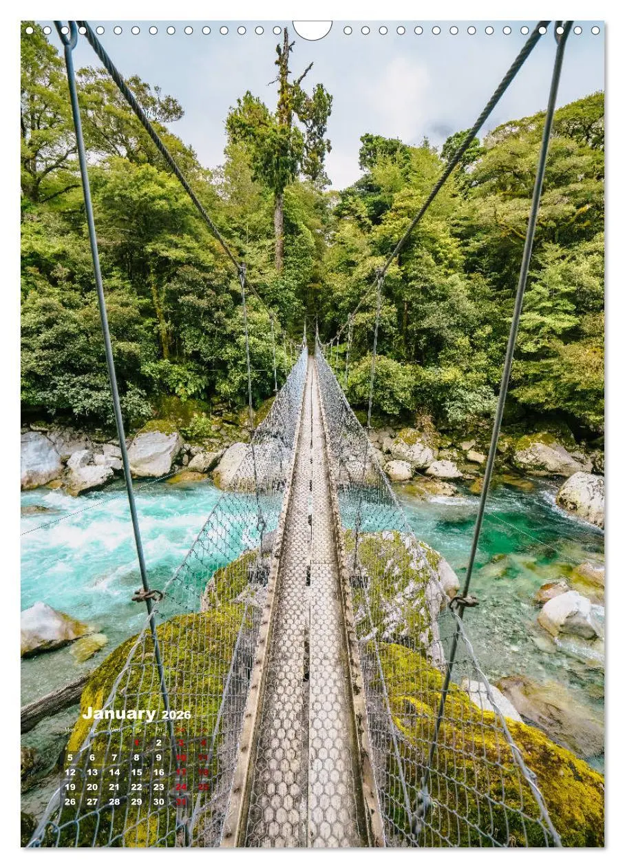 Bild: 9783516559743 | Discover New Zealand (Wall Calendar 2026 DIN A3 portrait), CALVENDO...