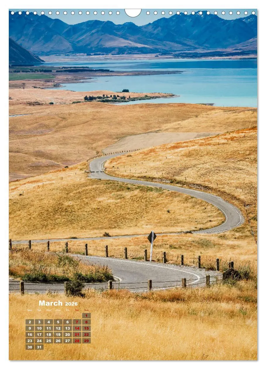 Bild: 9783516559743 | Discover New Zealand (Wall Calendar 2026 DIN A3 portrait), CALVENDO...