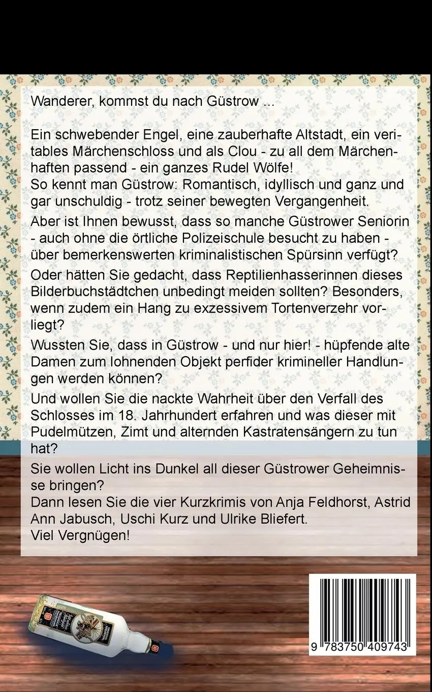 Rückseite: 9783750409743 | Mörderisch unterwegs - in Güstrow | Anja Feldhorst (u. a.) | Buch
