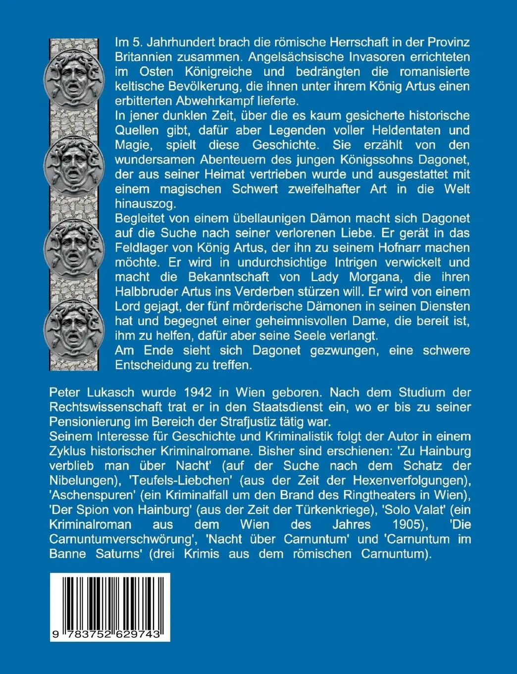 Rückseite: 9783752629743 | Dagonet | Eine Erzählung aus den Tagen von König Artus | Peter Lukasch
