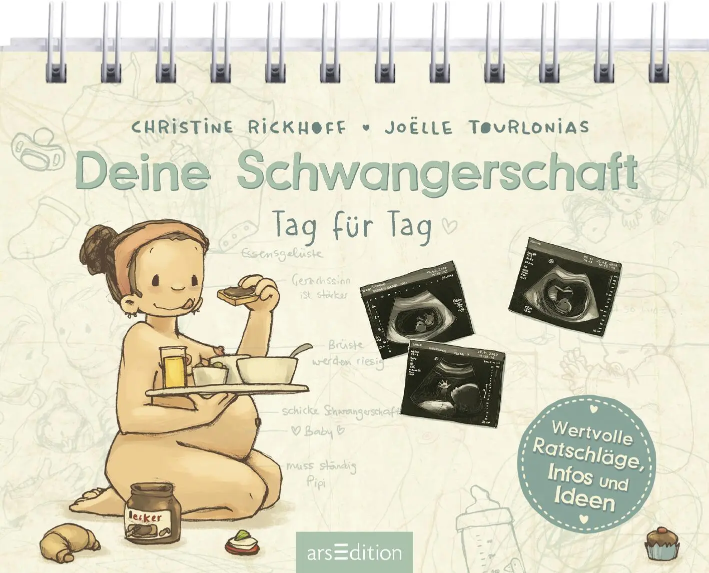 Cover: 9783845859743 | Deine Schwangerschaft Tag für Tag | Christine Rickhoff | Taschenbuch