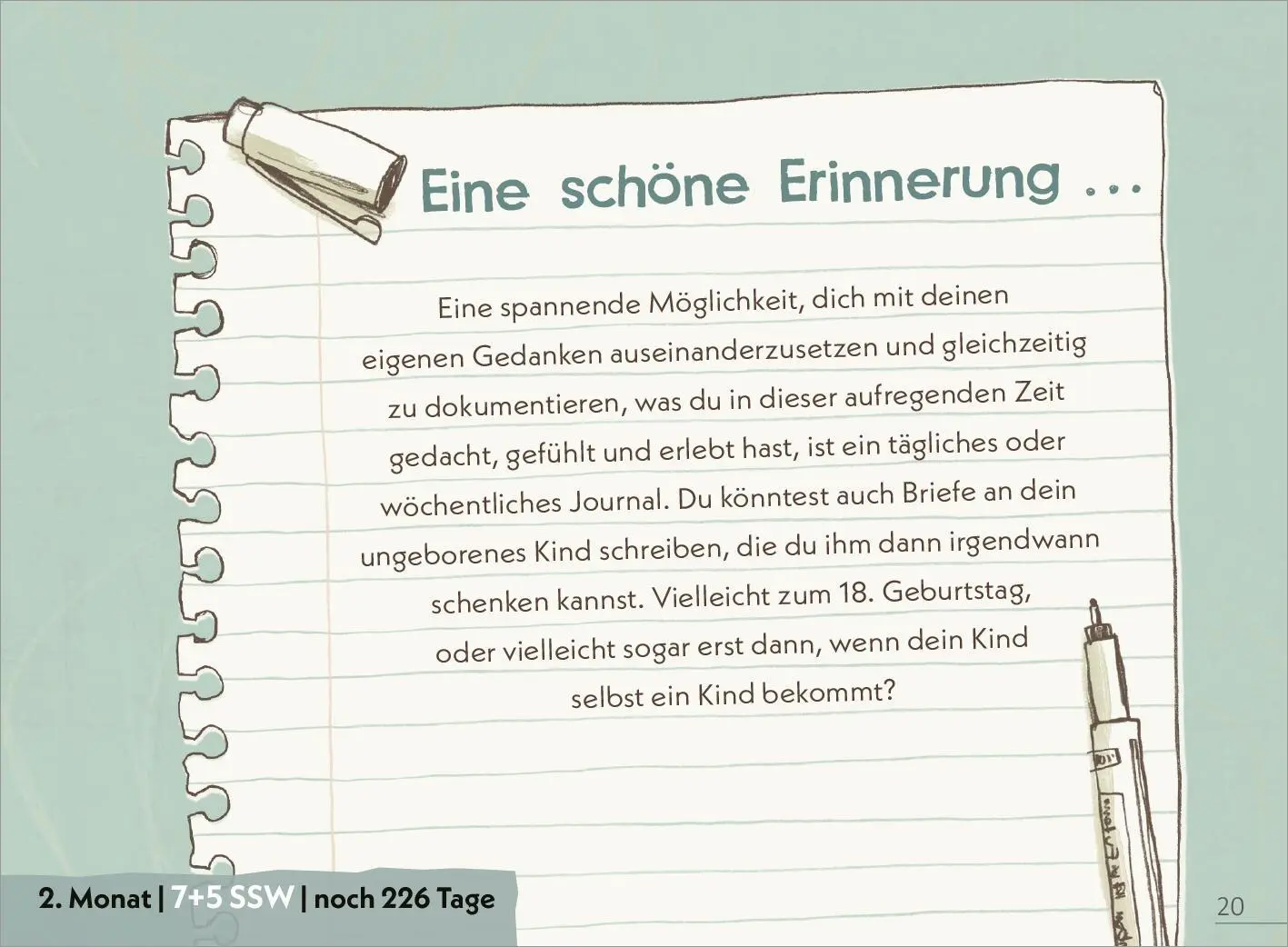 Bild: 9783845859743 | Deine Schwangerschaft Tag für Tag | Christine Rickhoff | Taschenbuch
